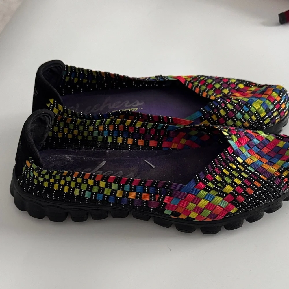 Skechers Multicolor Women's Slip-On Flats - Picture 2 of 4